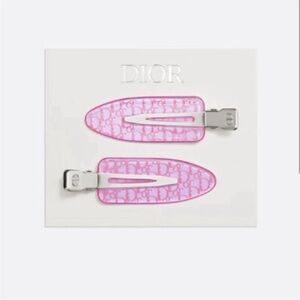 Dior Pink Hair Clips